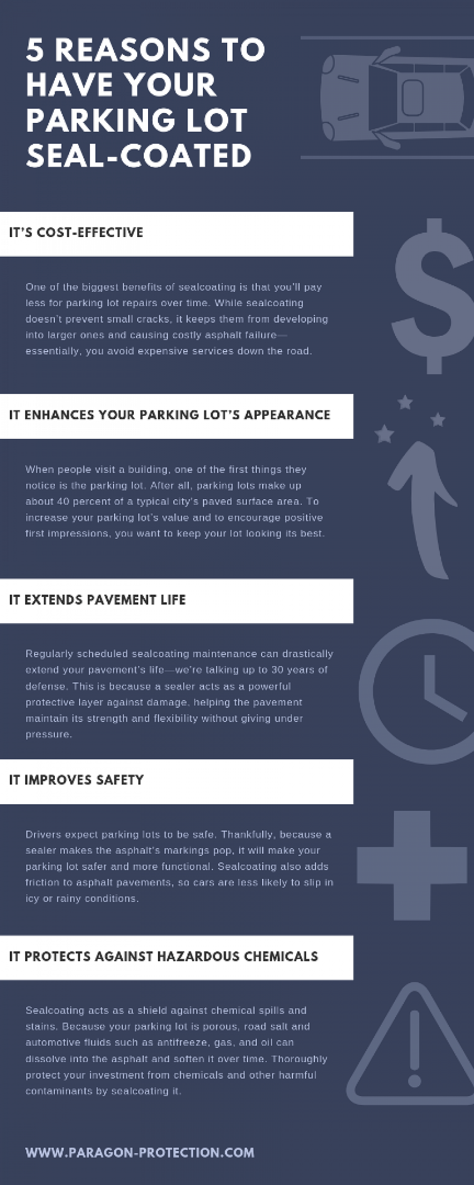 Reasons for sealcoating